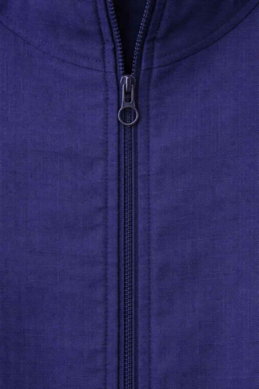 Men's linen bomber gennaro marine - miniatura 4