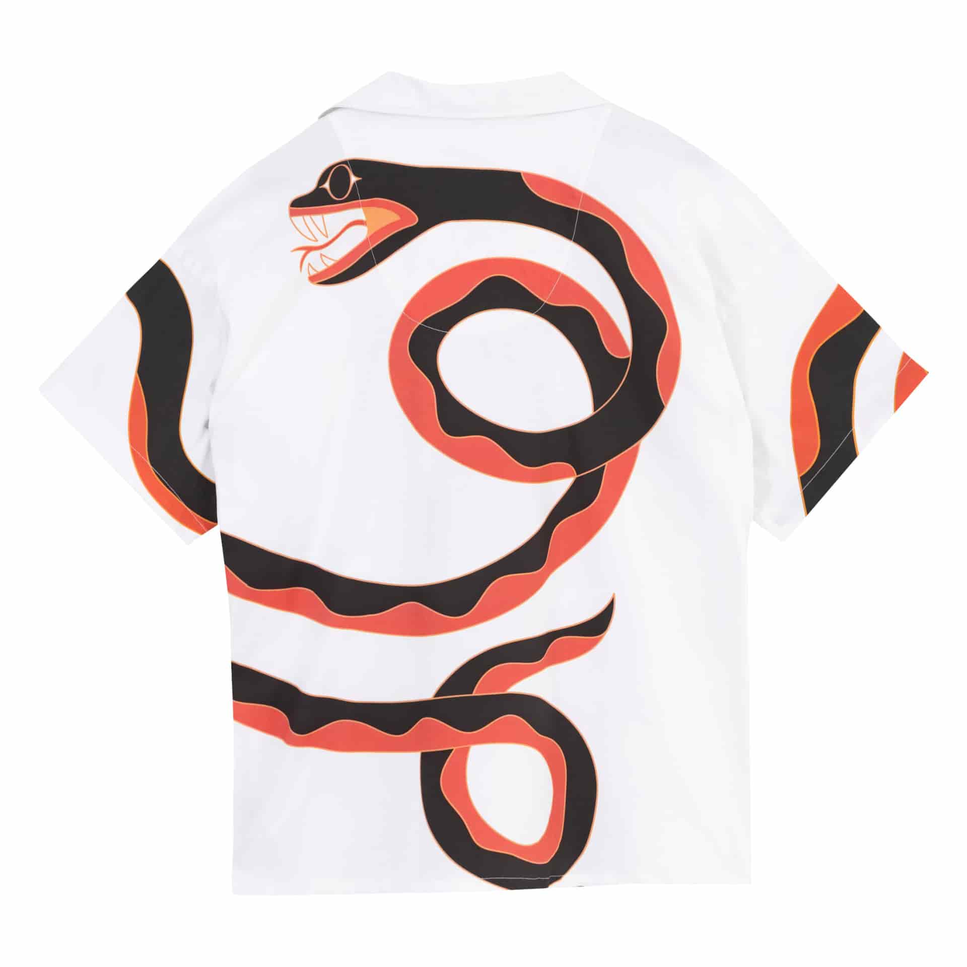 CAMISA EFECTO SNAKES BLANCA - miniatura 2