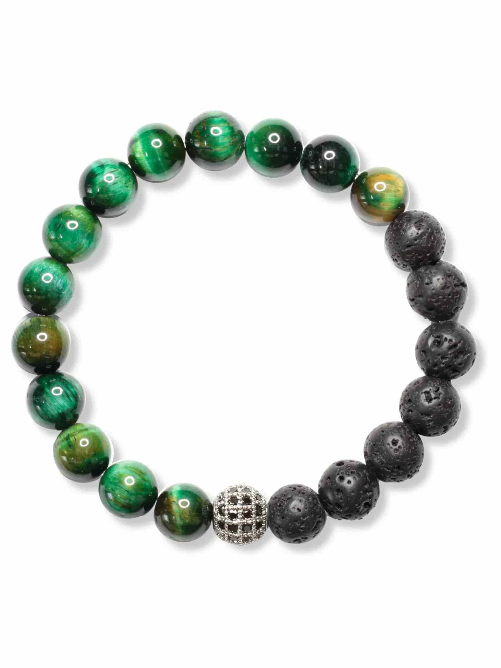 Brazalete Tigre Verde Volcán 8mm - miniatura 5