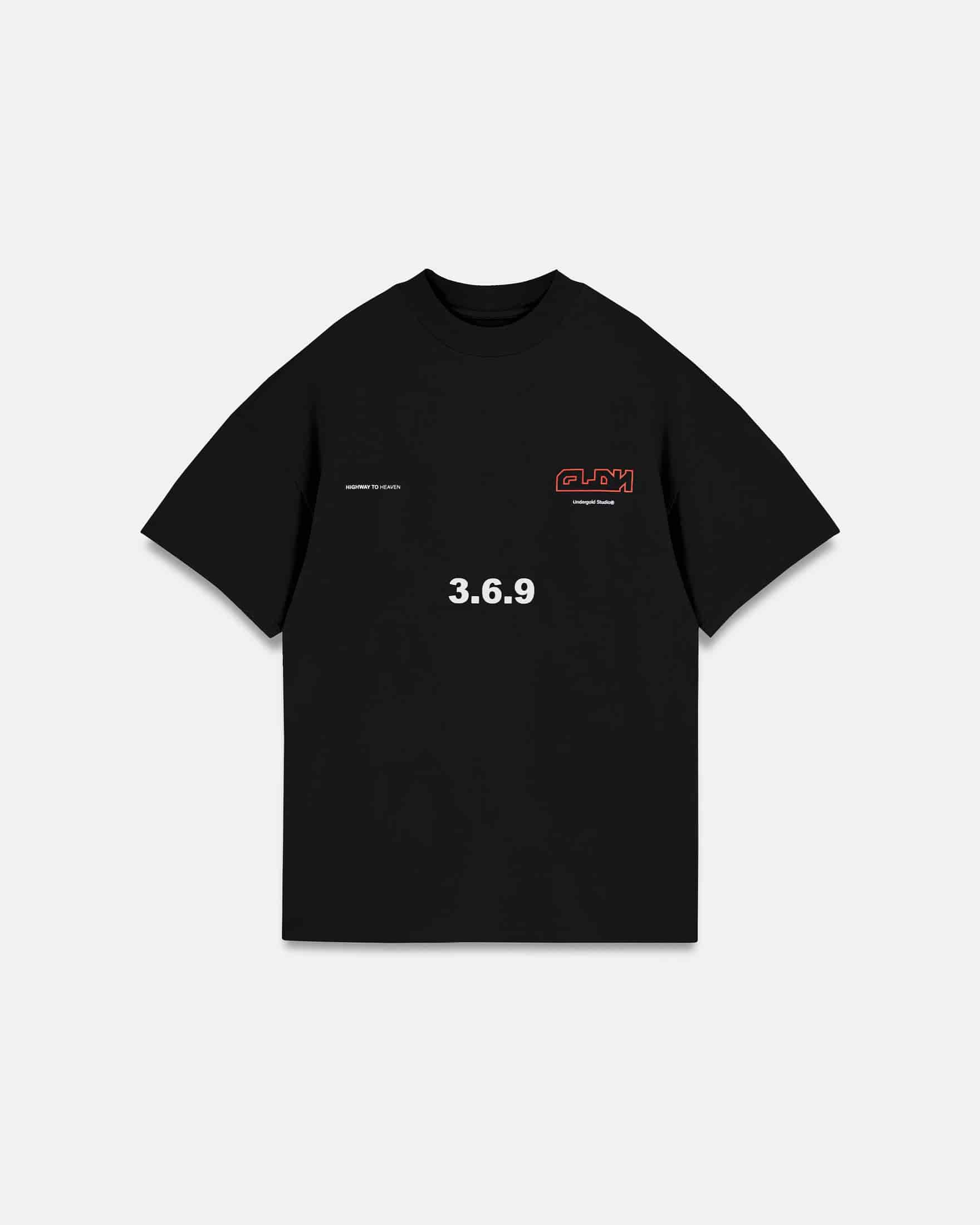 Spring GLDN Tshirt Black - miniatura 1