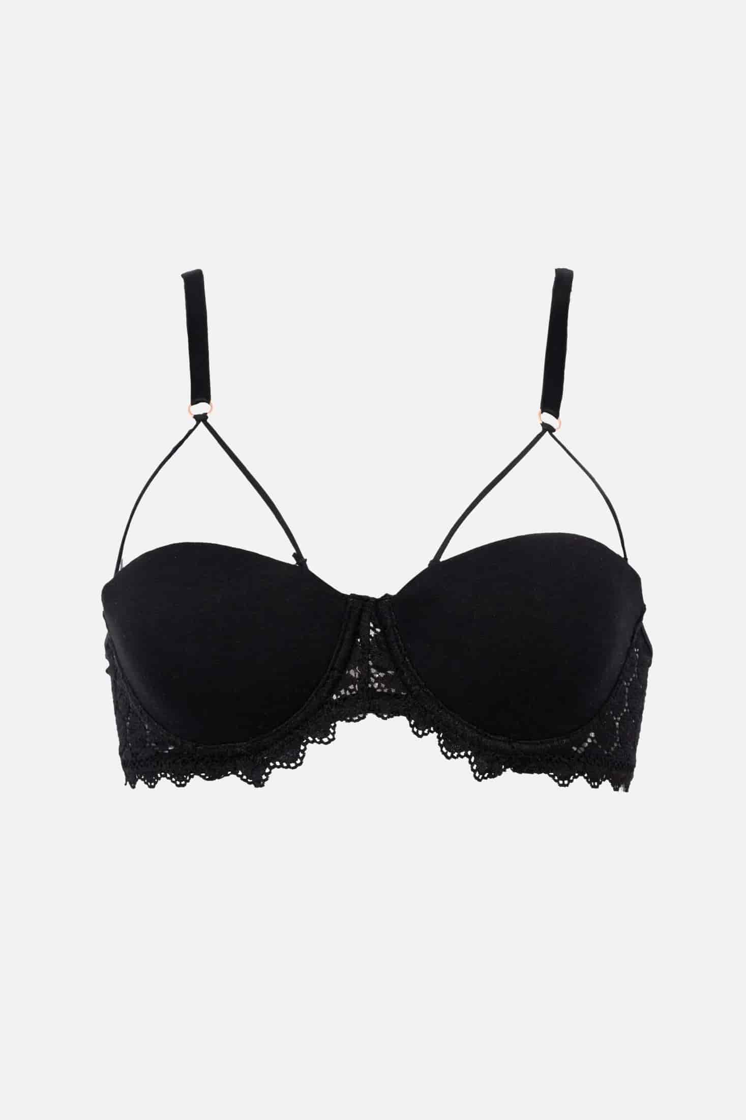 STRAPLESS ELLIPSE CONTINUIDAD NEGRO - miniatura 3