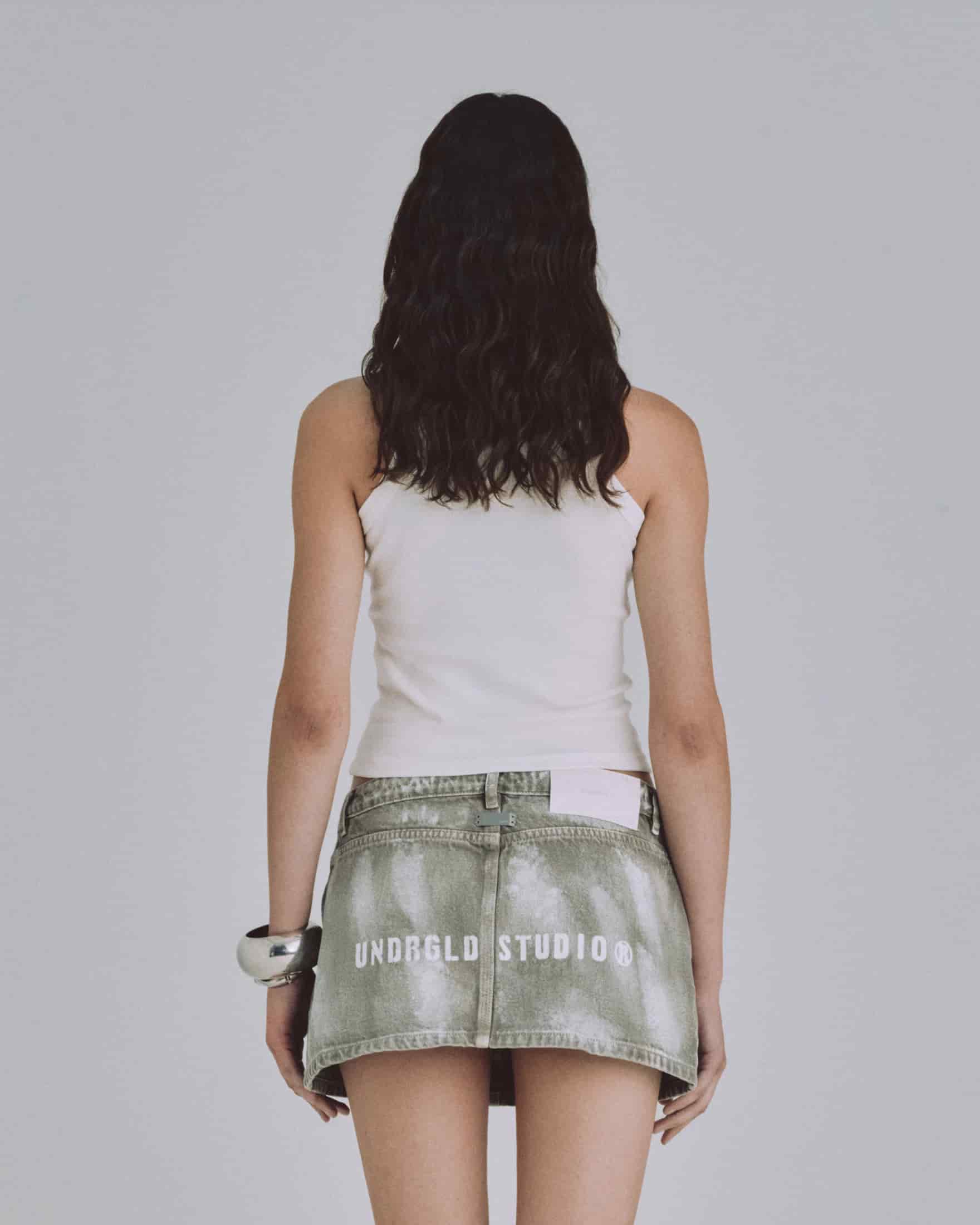 94' Gothic U Halter Tank Top White - miniatura 6