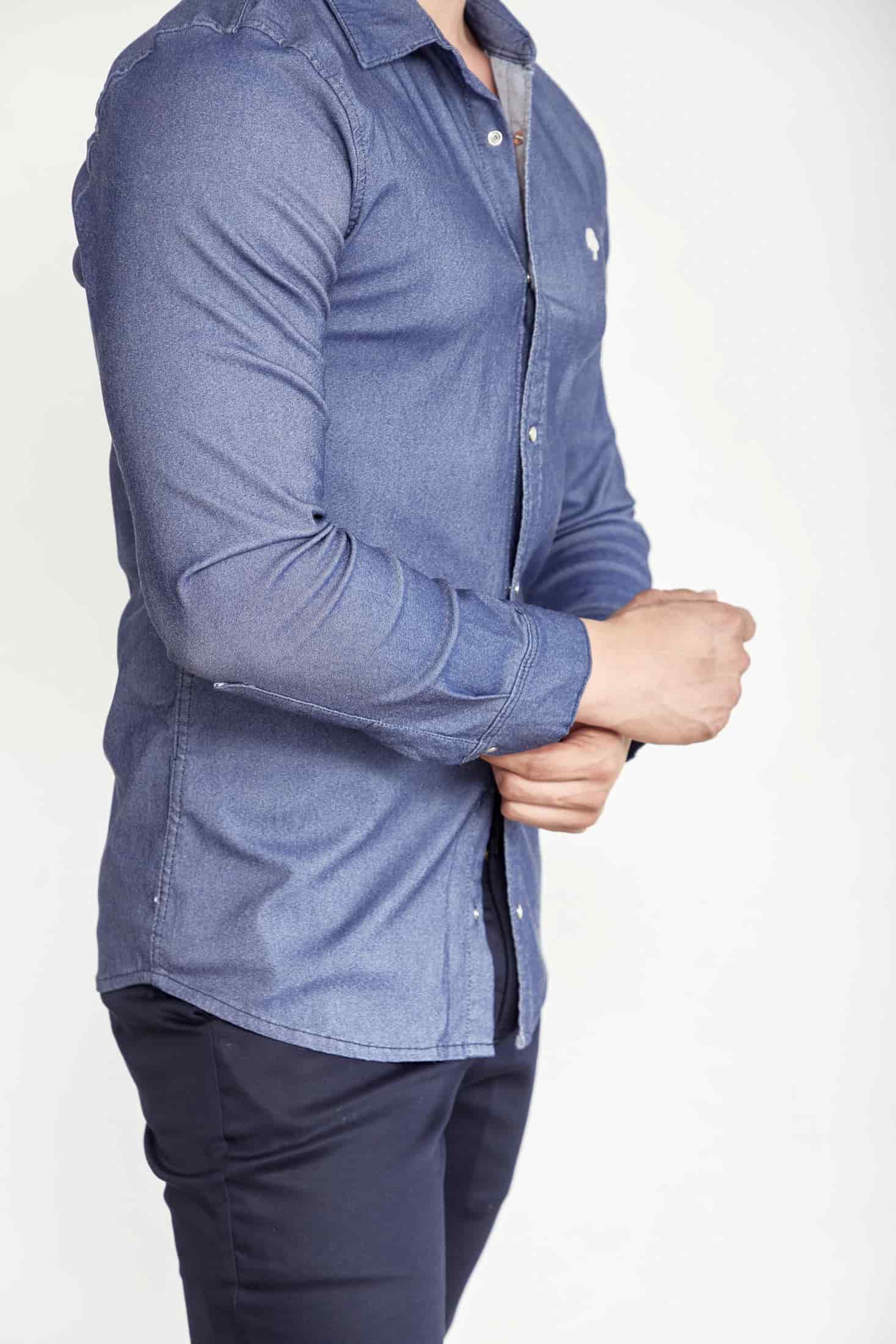 Camisa Clasica Denim - miniatura 3