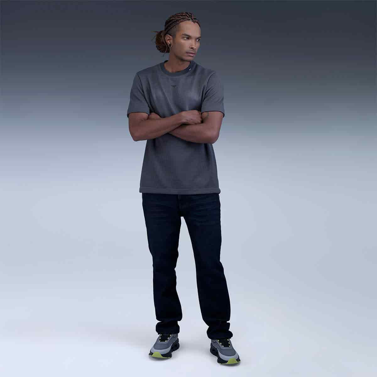 Camiseta Regular Gris - miniatura 4