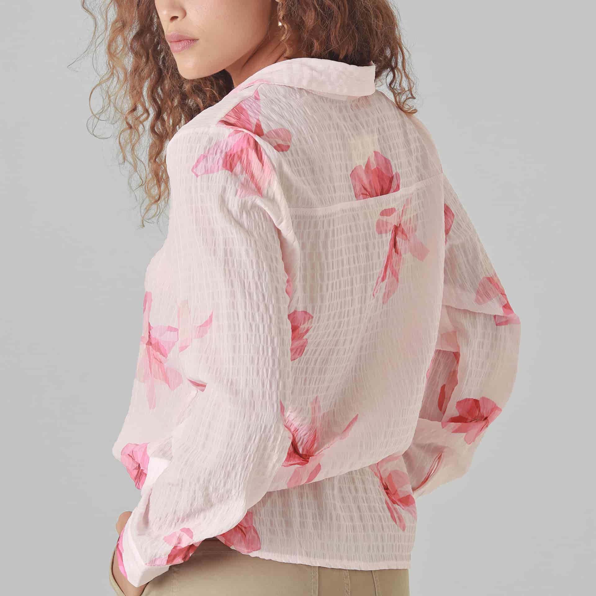 Camisa Cuello Camisero Manga Larga - miniatura 2