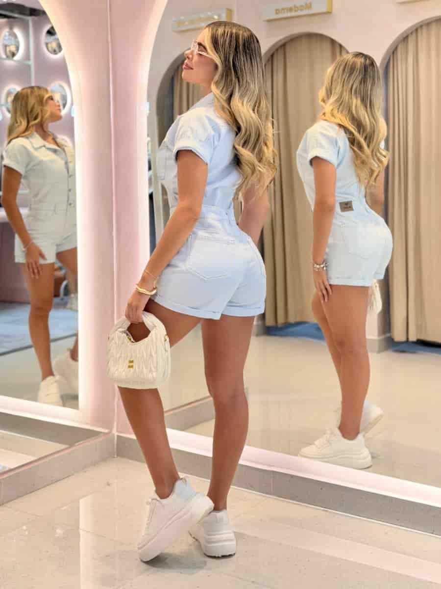 Enterizo corto Denim Gabi - miniatura 2