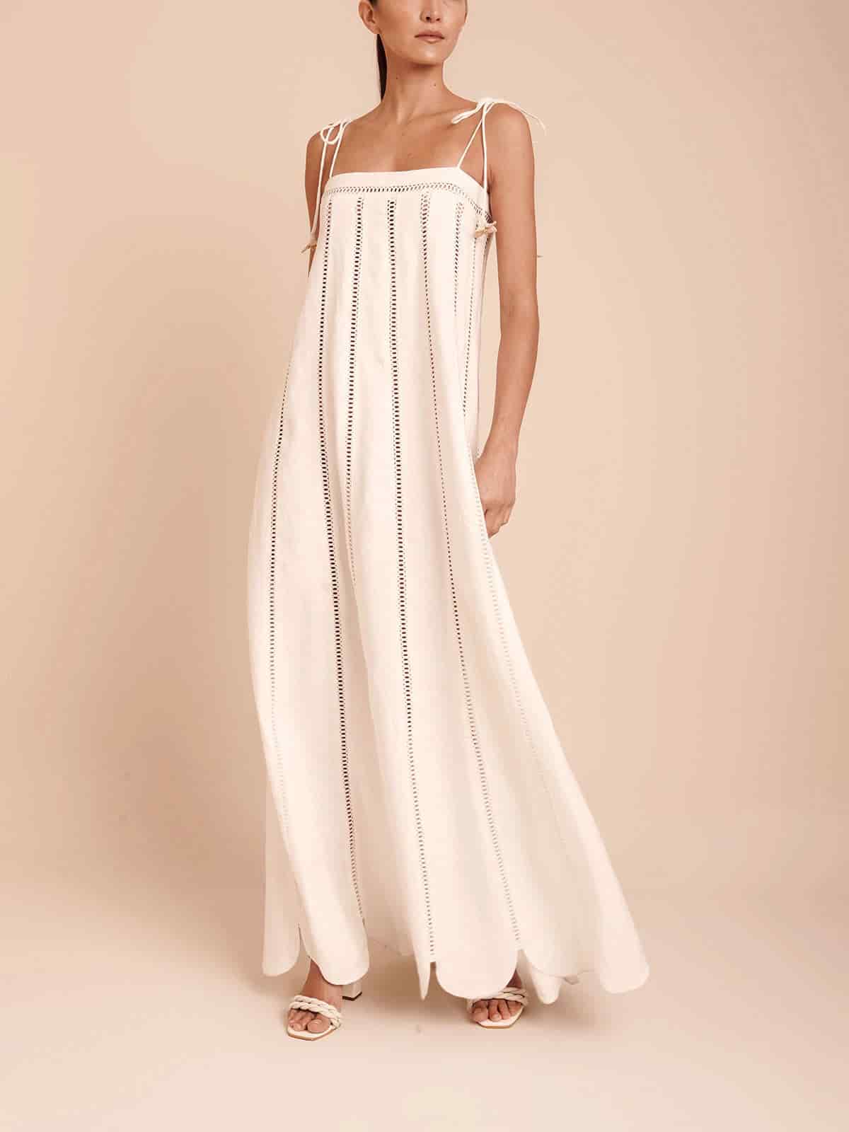 NILO DRESS IVORY - miniatura 2