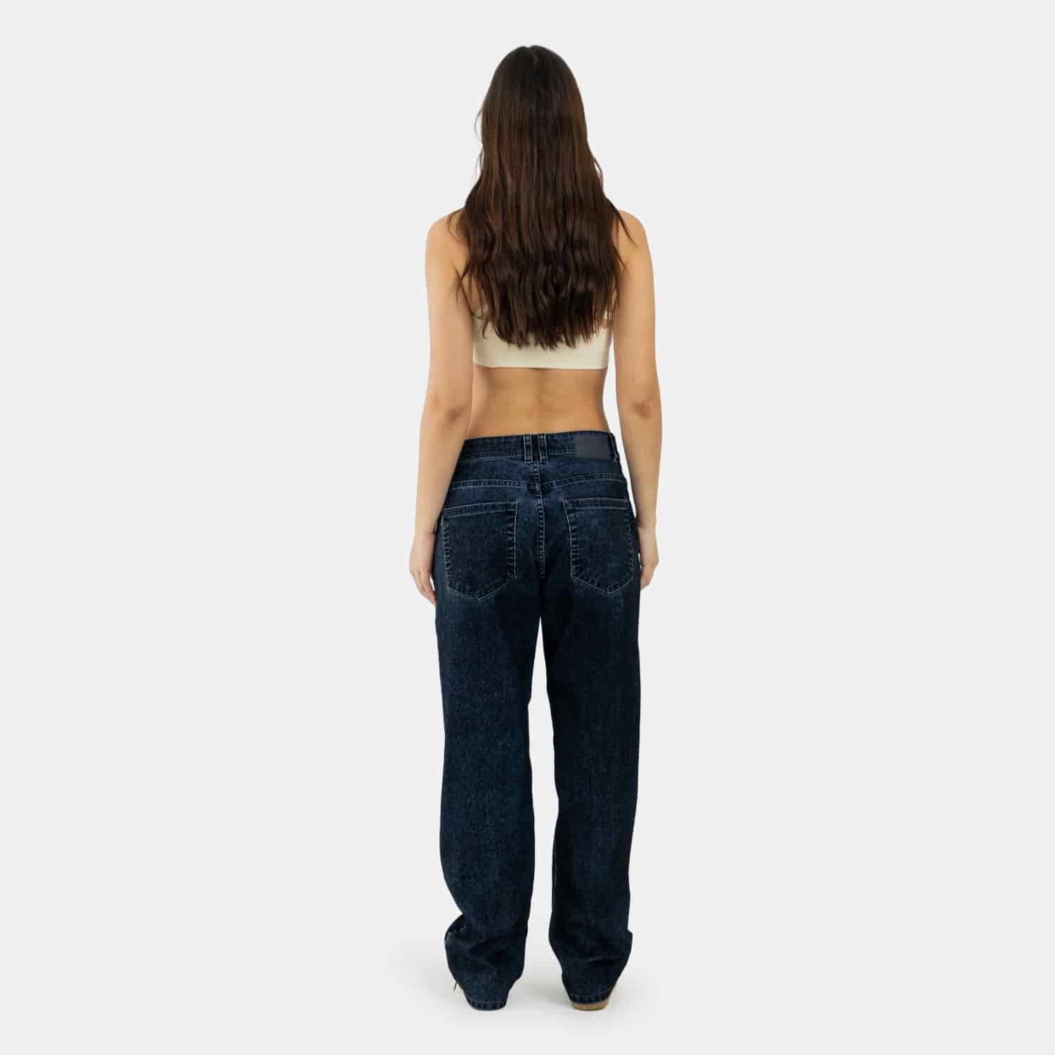 Corduroy Touch Denim Relaxed Fit Azul Oscuro - miniatura 10