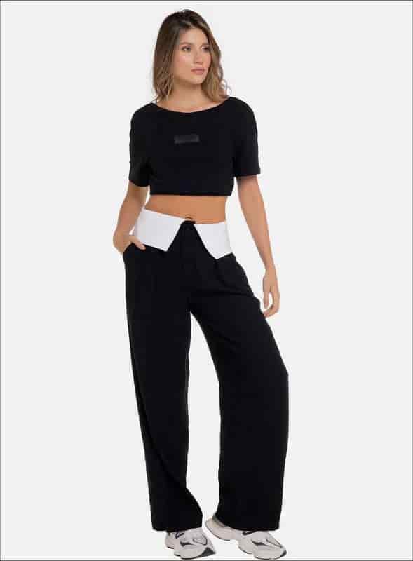 PANTALÓN CASUAL PRETINA DOBLADA - PRECIO ESPECIAL - miniatura 2