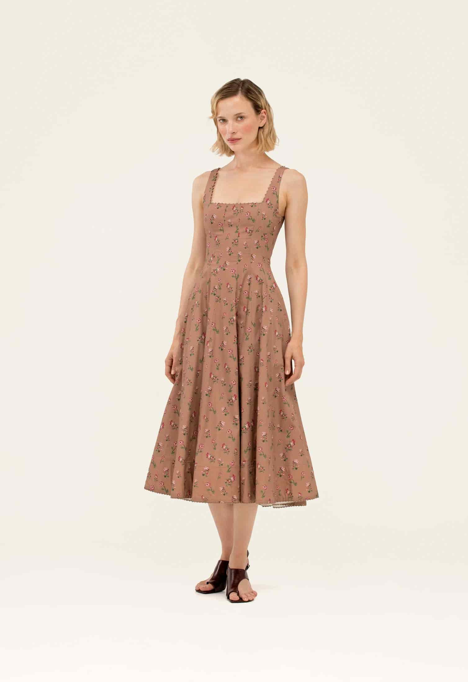 Frontera Quebrada Midi Dress - miniatura 1