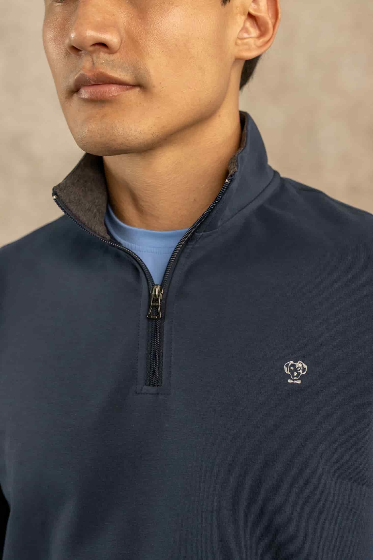 Halfzip Antimanchas Dark Blue - miniatura 3