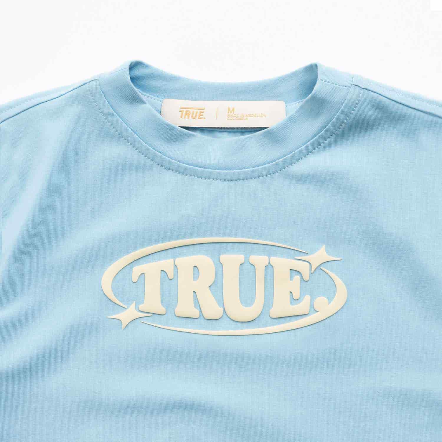Pastel Fitted Tee - Baby Blue - miniatura 4