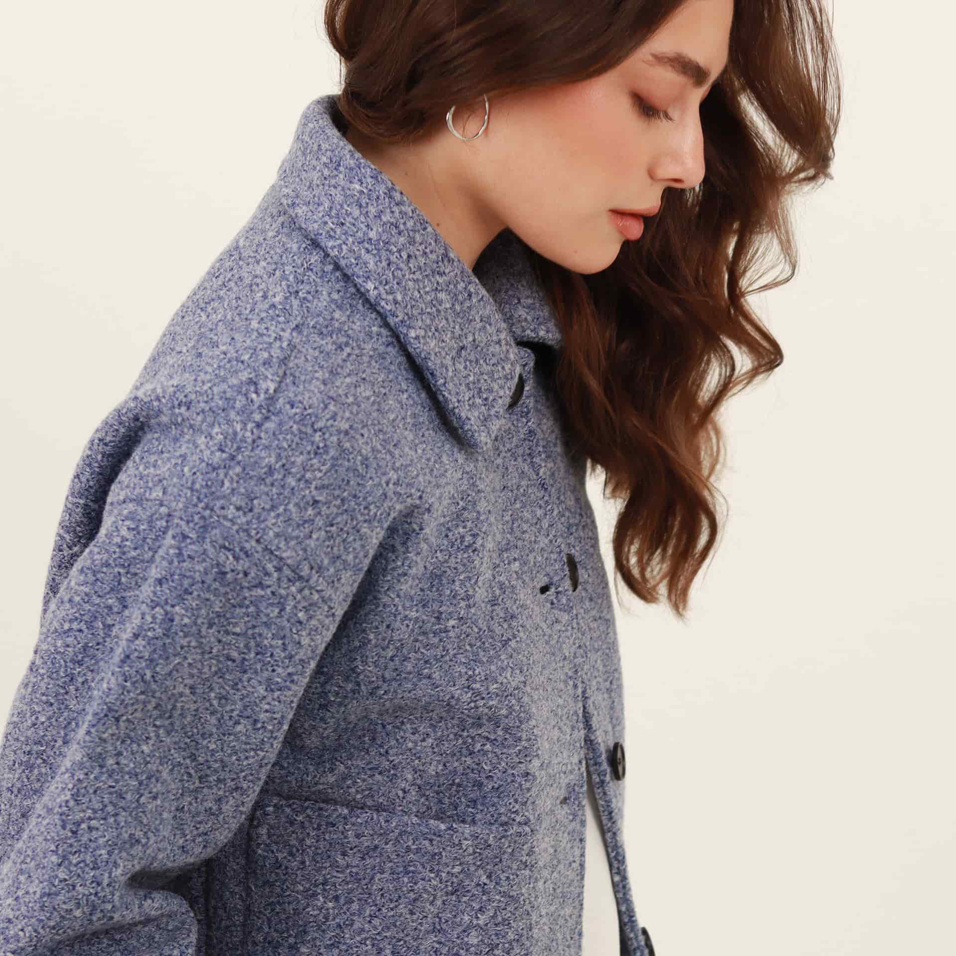 Chaqueta Cuello Solapa Manga Larga - miniatura 2