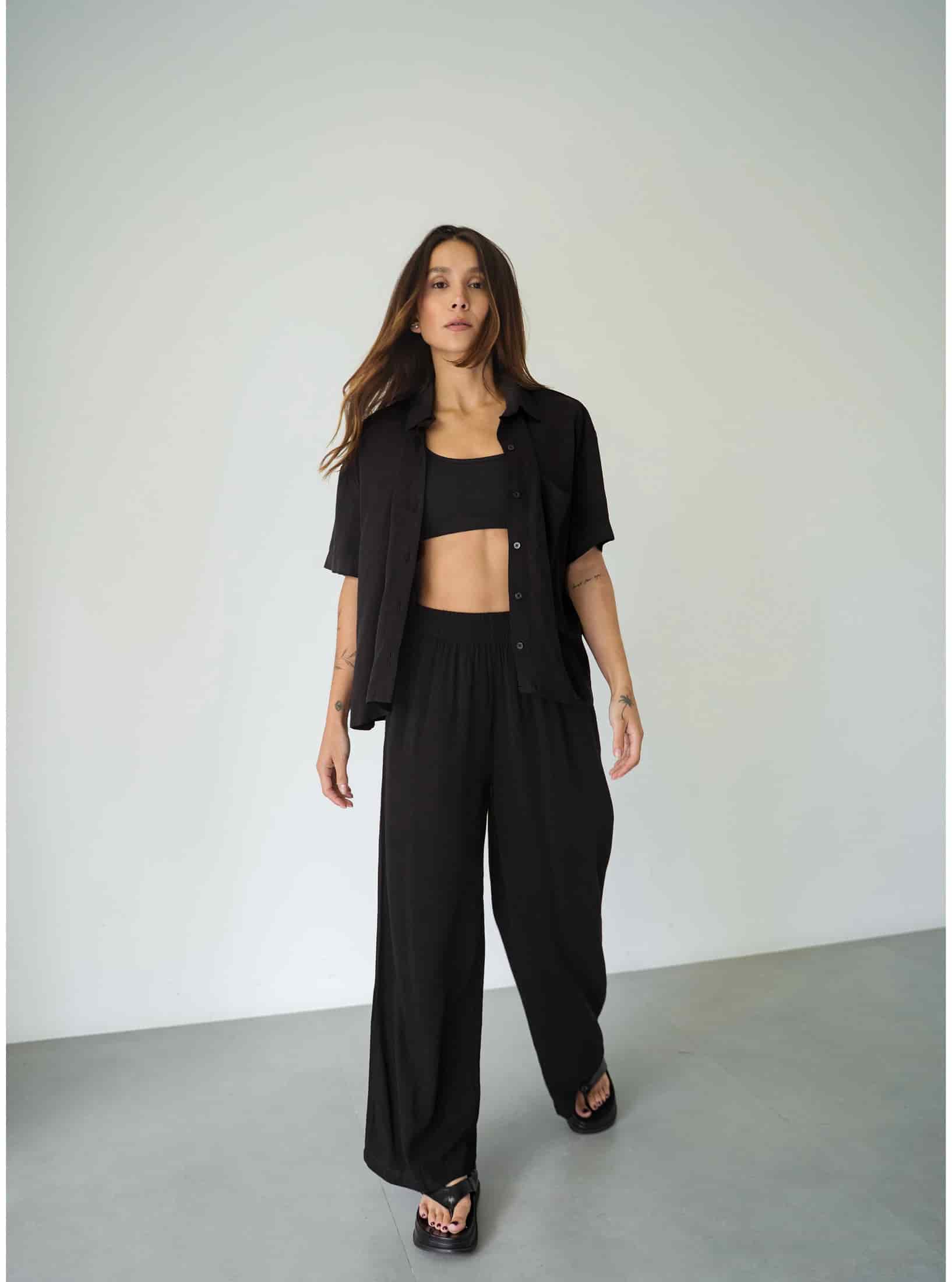 Palazzo Breezy Black - miniatura 3