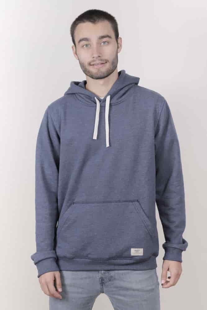 HOODIE AZUL UNISEX- BÁSICO - miniatura 5