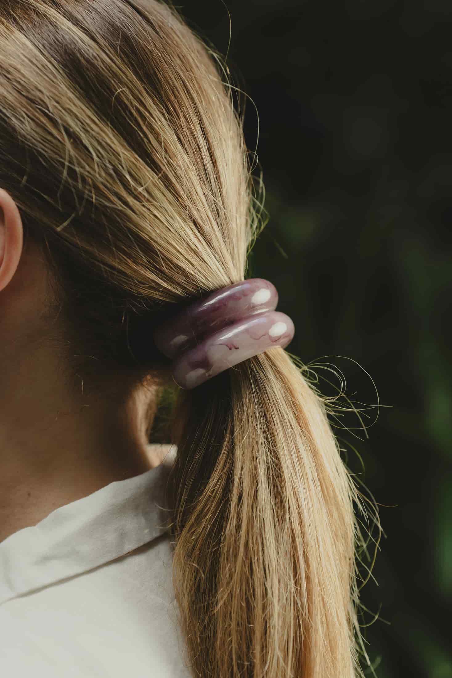 HAIR BUN VIOLET - miniatura 2