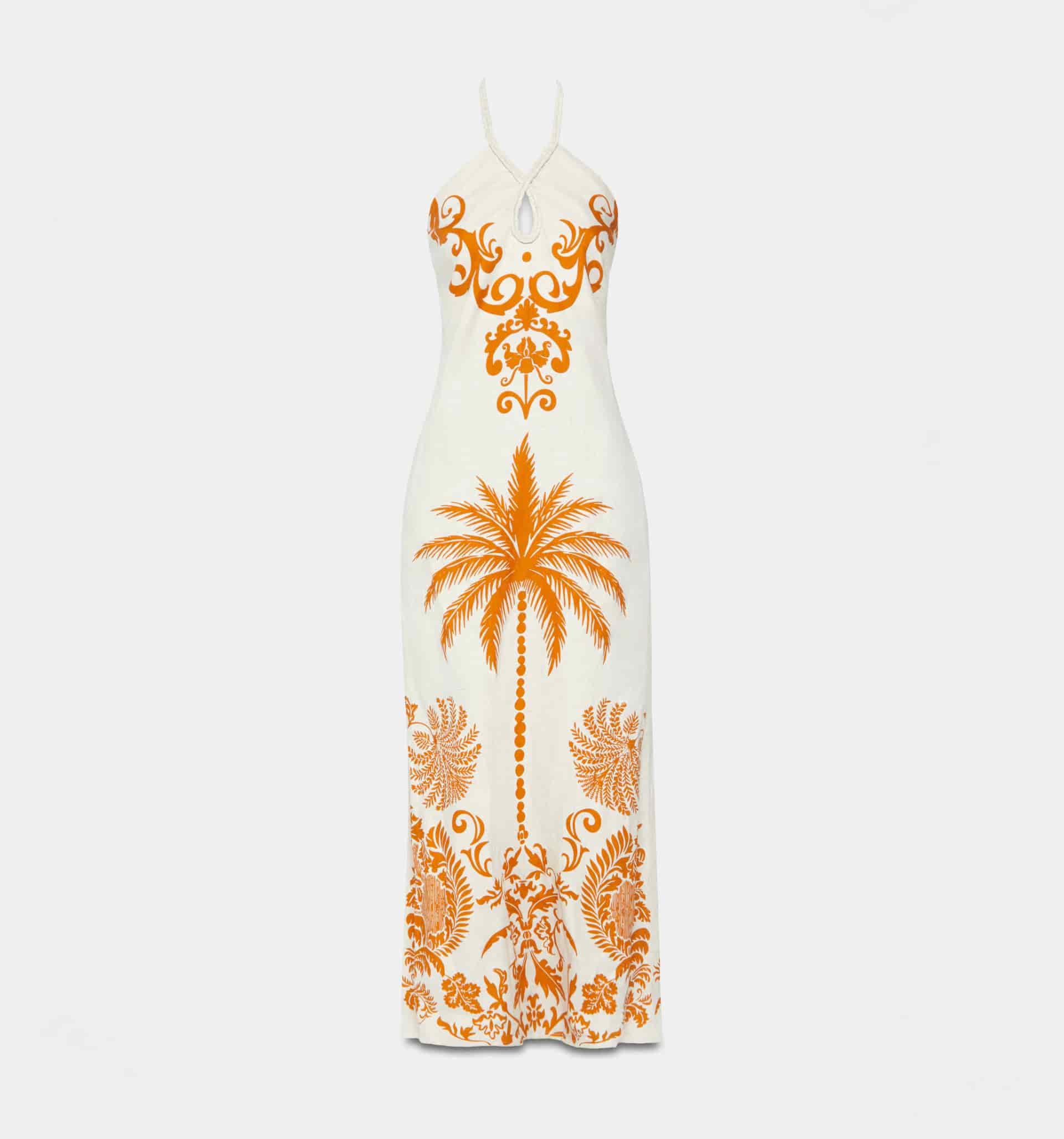 Vestido largo con amarre - miniatura 5