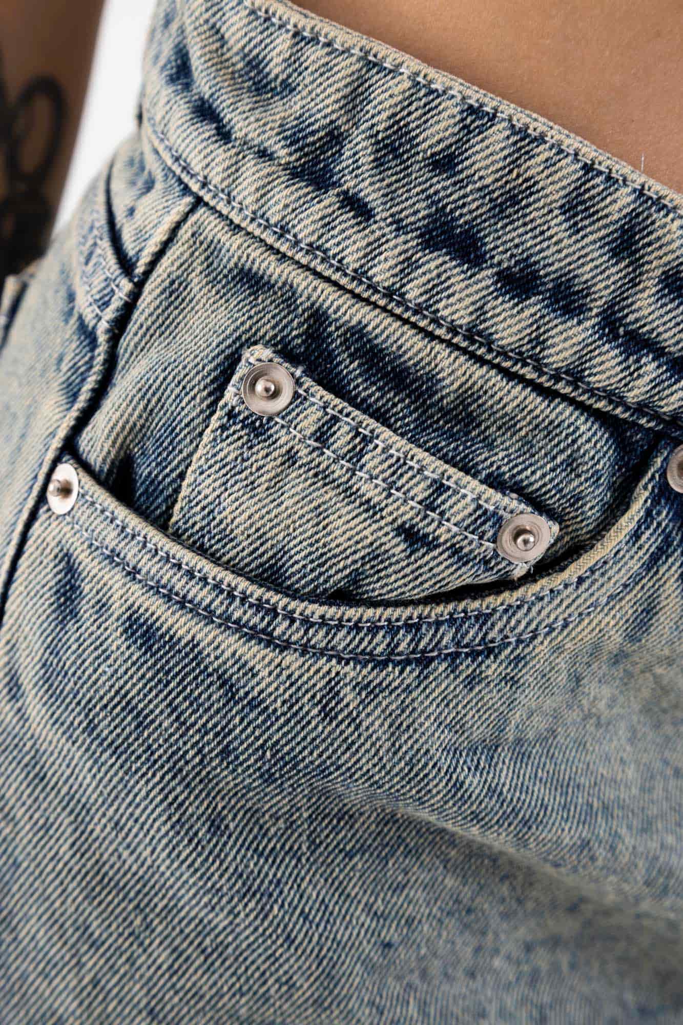 BLACK ACID DENIM SHORT - miniatura 31