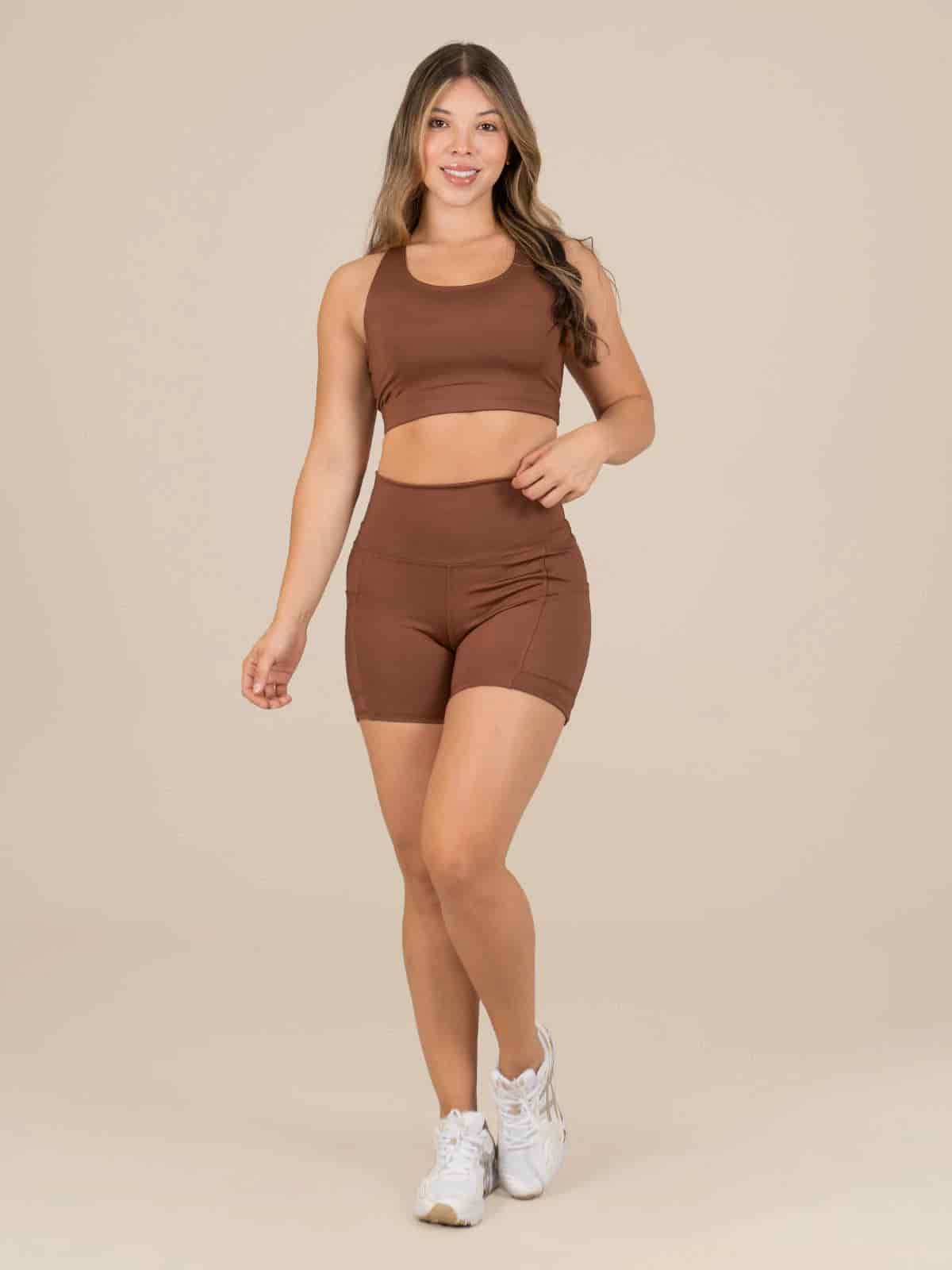 Poket short set cafe - miniatura 1