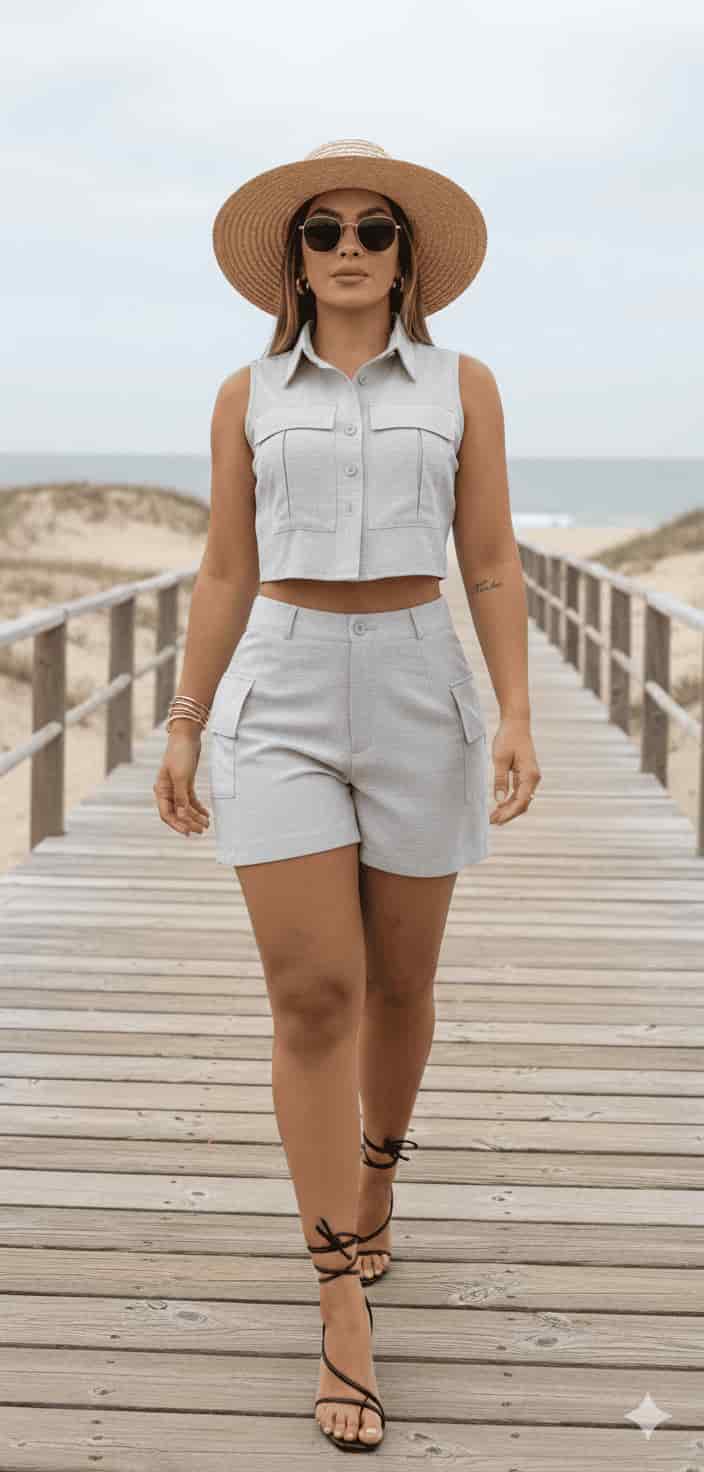 SET SHORT LINO - miniatura 1