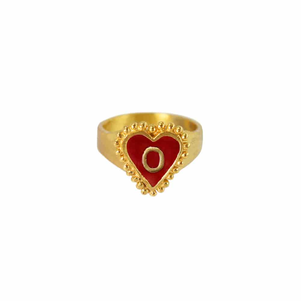 PreOrder Anillo Letra Heart - miniatura 8