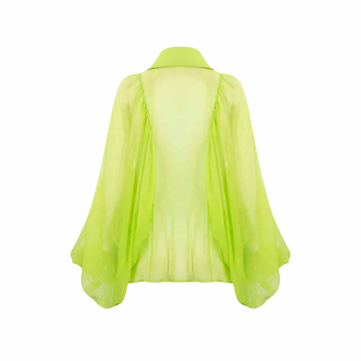 CAMISA MANGAS ANCHAS CHIFON - miniatura 3