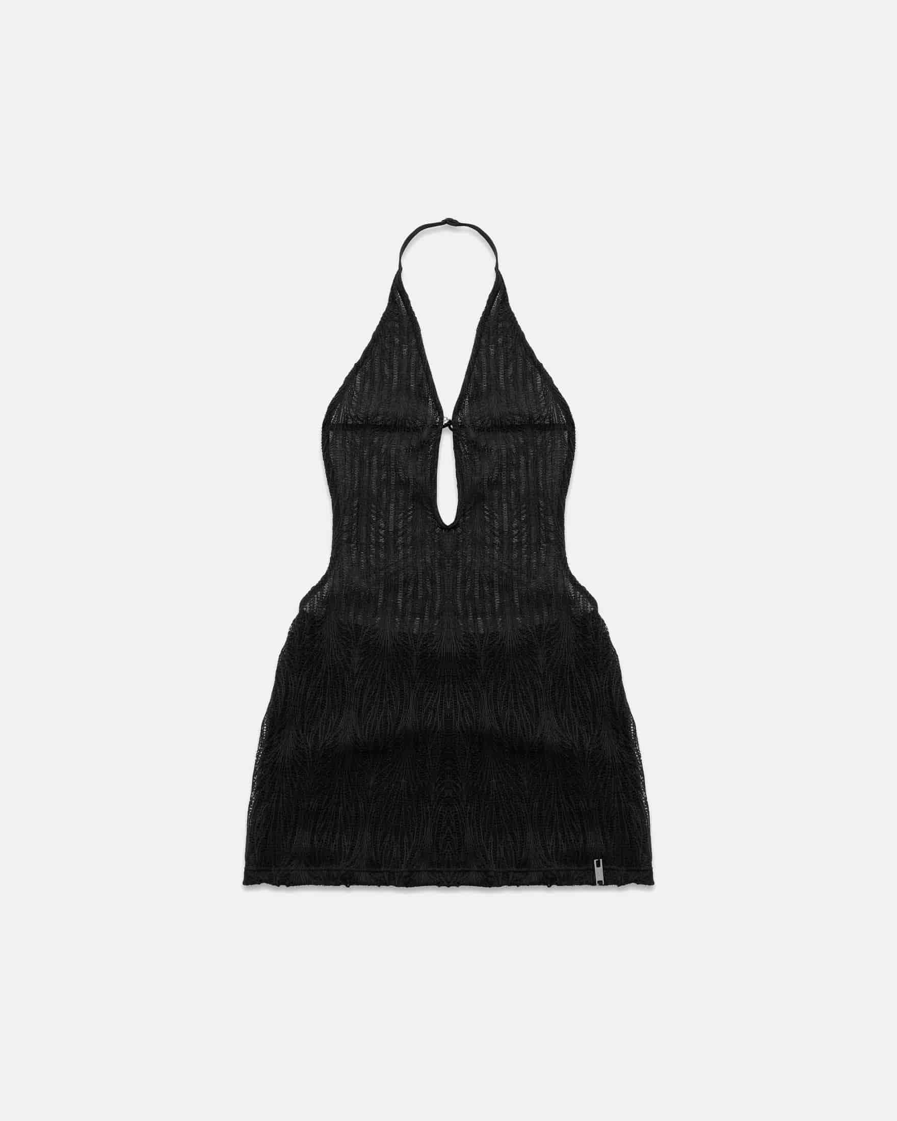 Basics Transparent Dress Black - miniatura 1