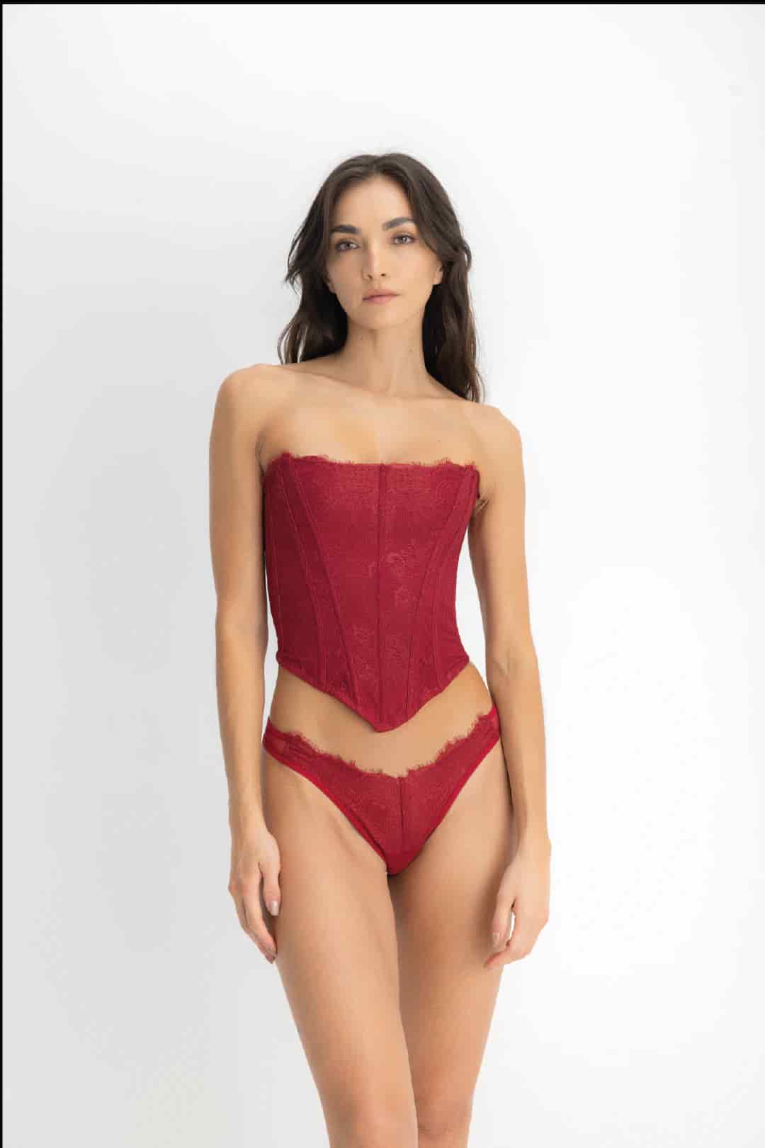 SET PEDRINA ROJO CHERRY - miniatura 7