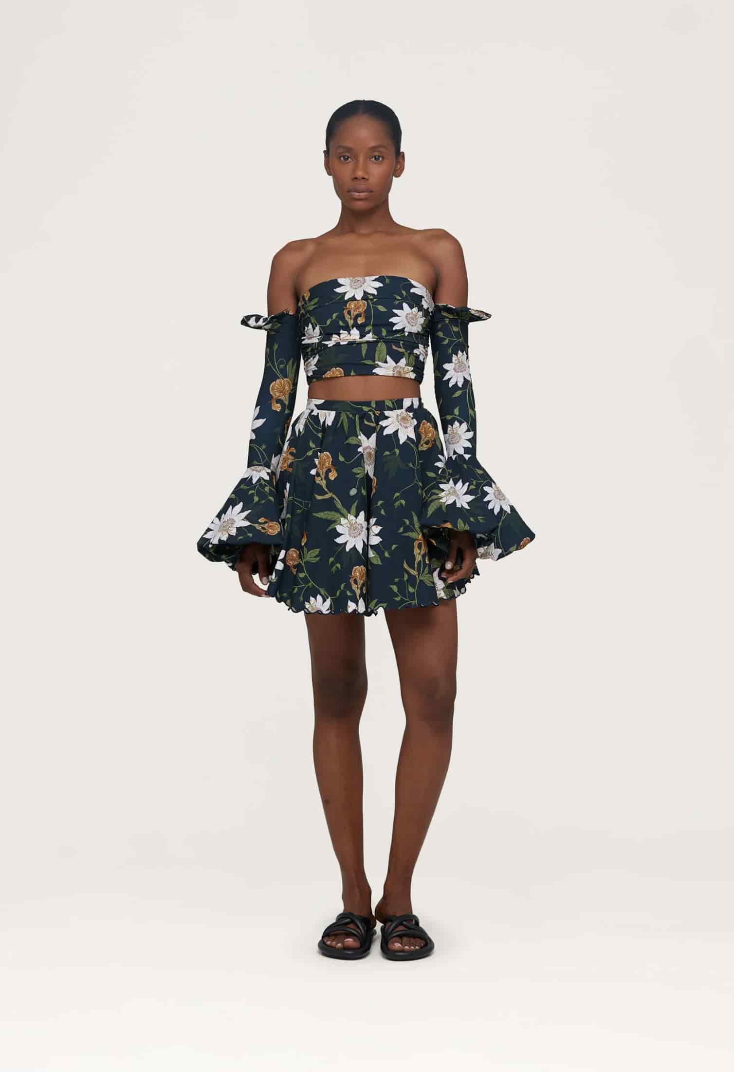 Leonora Pasiflora Mini Skirt - miniatura 7