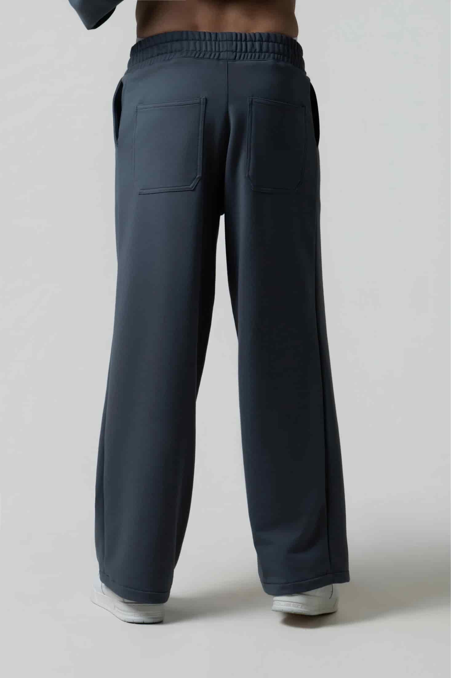 PANTALON SUDADERA COLOR GRIS OSCURO - miniatura 3