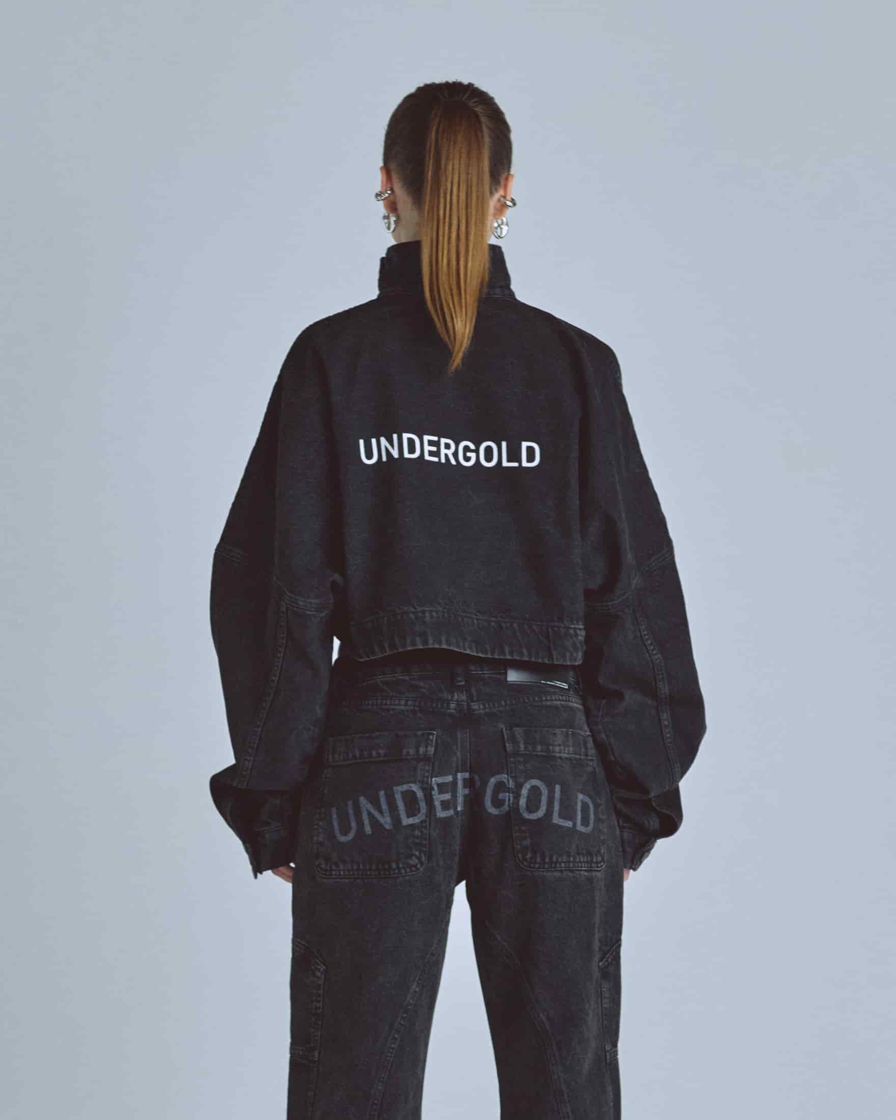 W Golden Heritage High Neck Jacket Black - miniatura 7