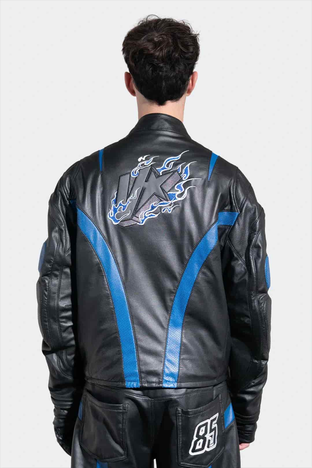 VENENO CHAQUETA CUERO BIKER GO FASTER - miniatura 3