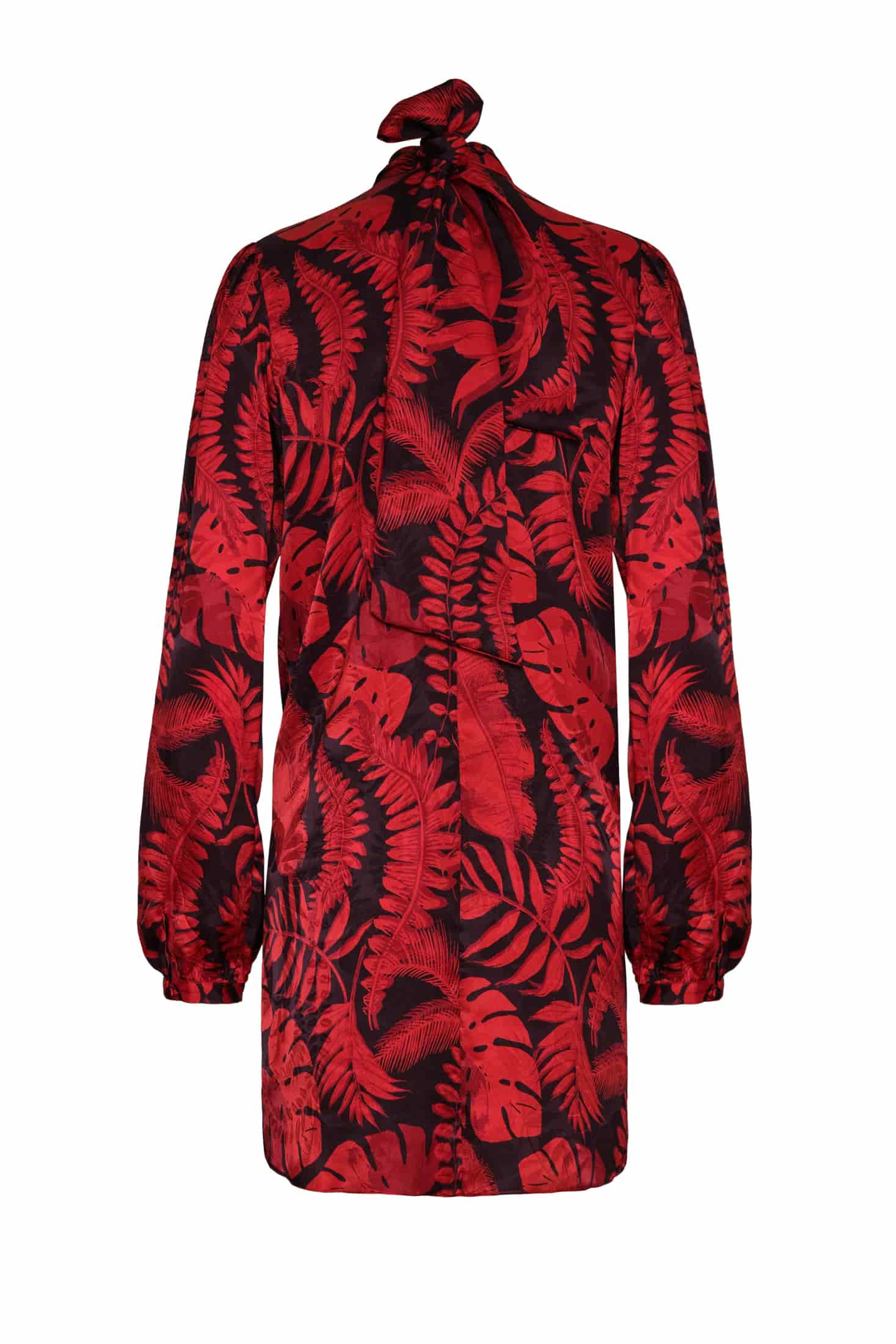 El Real Jacquard Mini Dress / Cherry Rainforest - miniatura 3