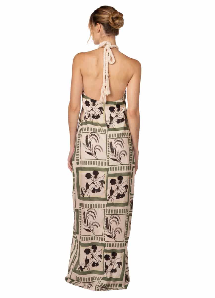 GREEN DREAMS AMAL DRESS         9744 - miniatura 7