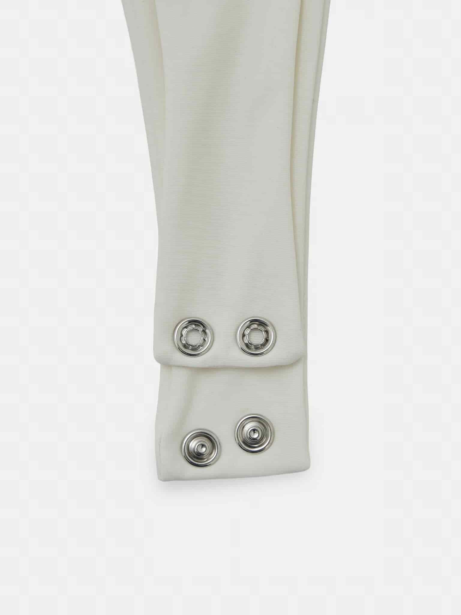 OPEN CURVE BODYSUIT - SOFT WHITE - miniatura 6