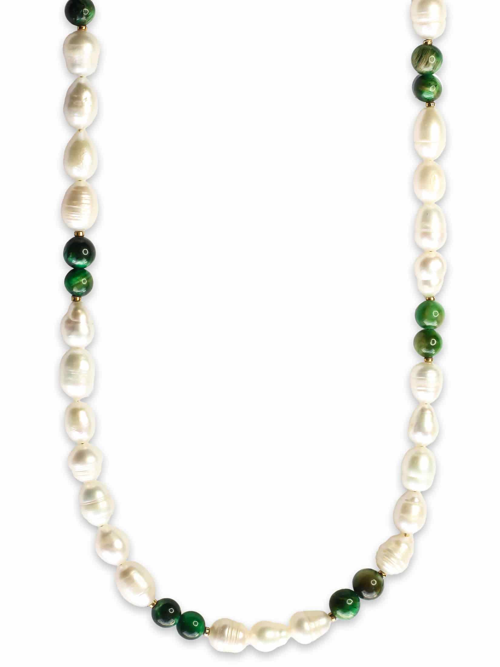 Collar Perla de Rio Verde 7mm - miniatura 1