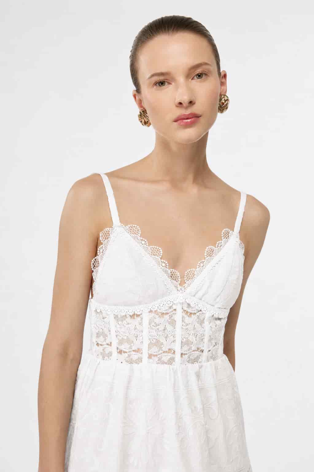 AMARELLE MINI DRESS WHITE - miniatura 4