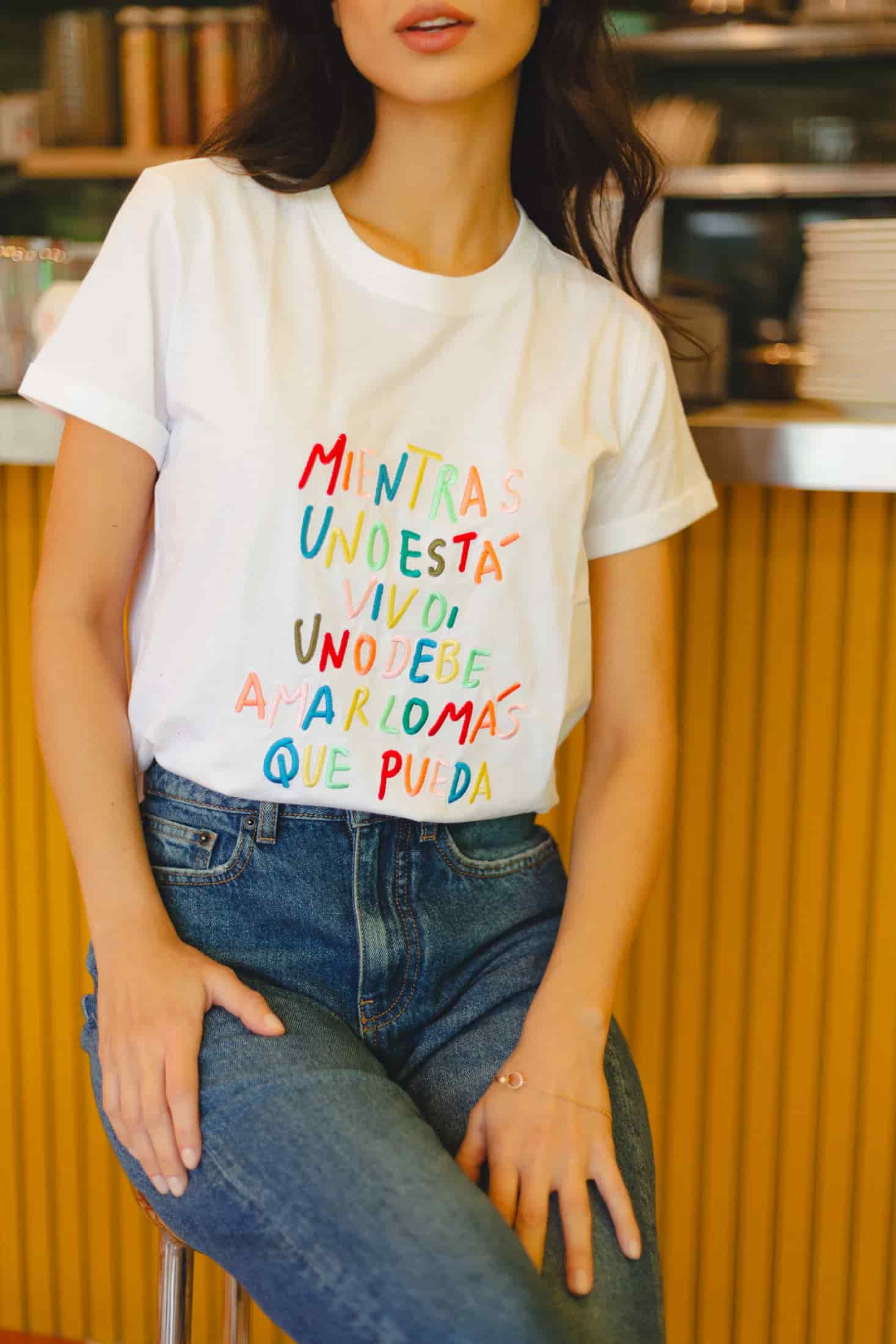 Baile Inolvidable Embroidered Oversized Tee - miniatura 5