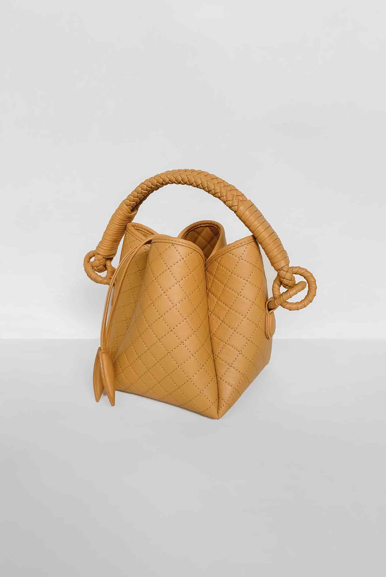 Tulip Mini Bucket Bag, Yellow - miniatura 6
