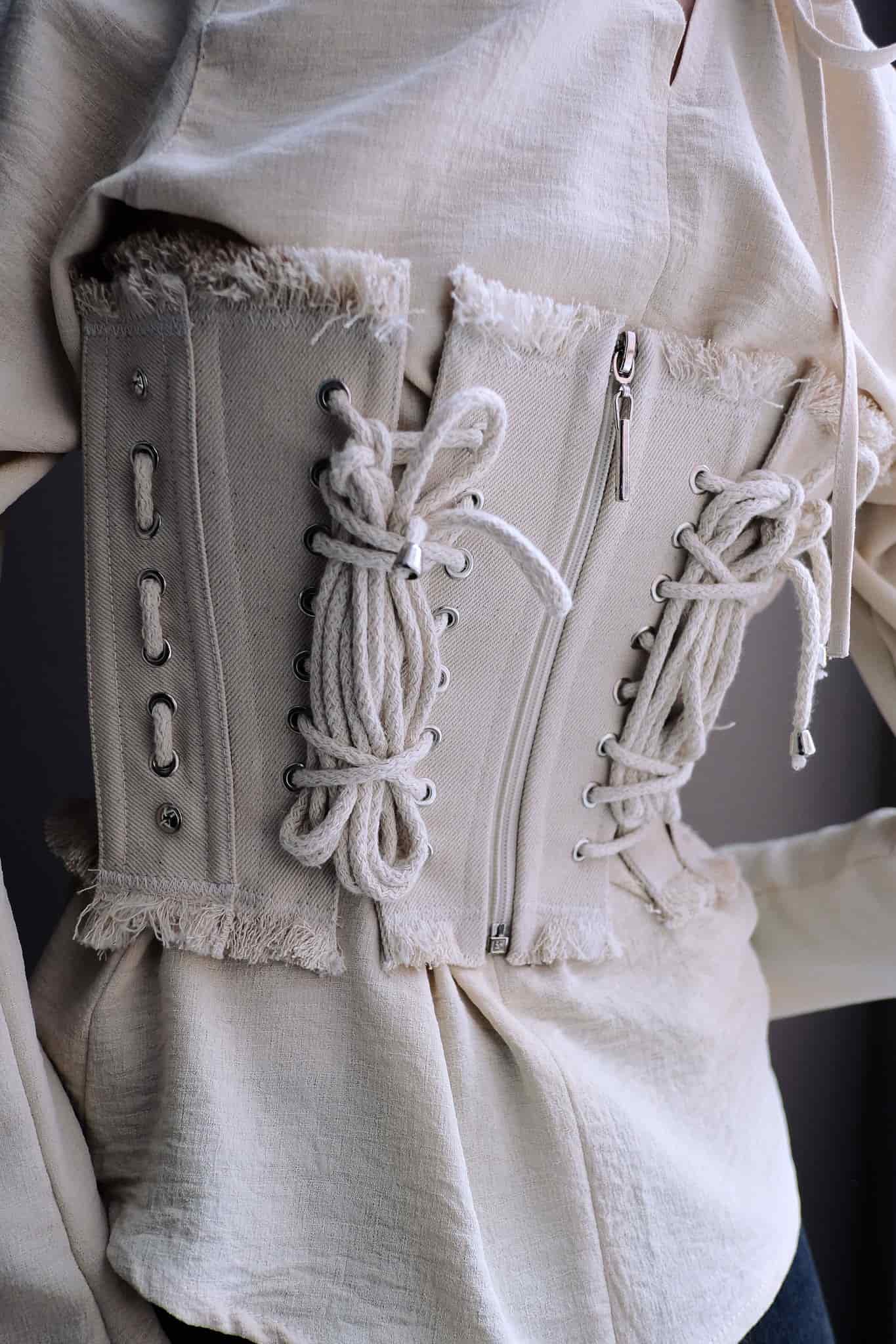 Corset piel largo - miniatura 2