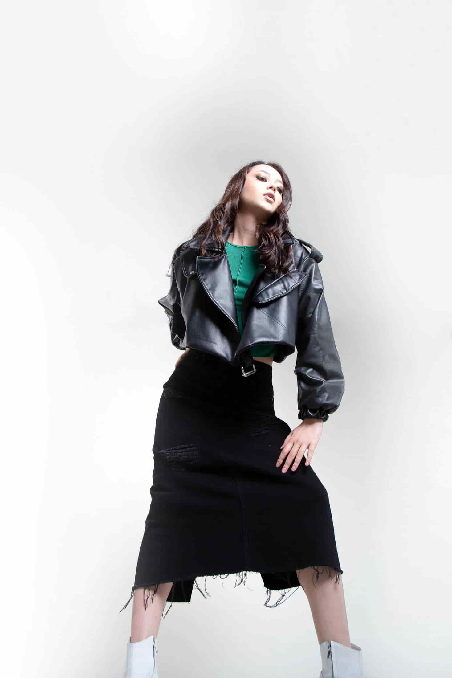 Falda Trendy Denim Negro - miniatura 4