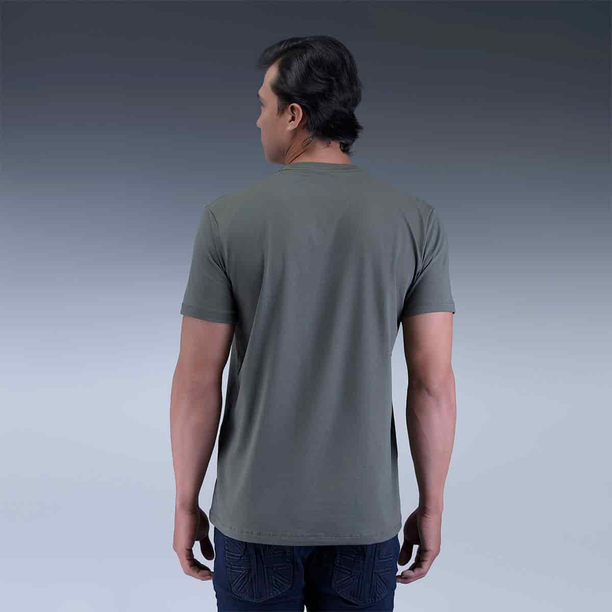 Camiseta Verde Básica - miniatura 2