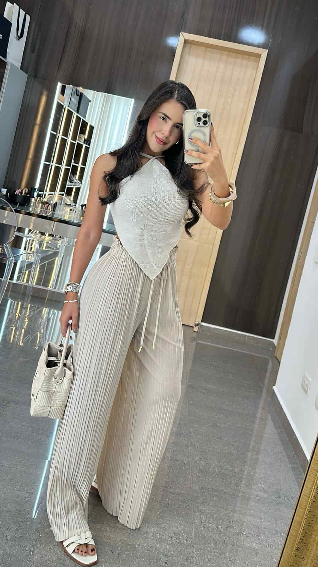 PANTALON LEONOR BEIGE - miniatura 3