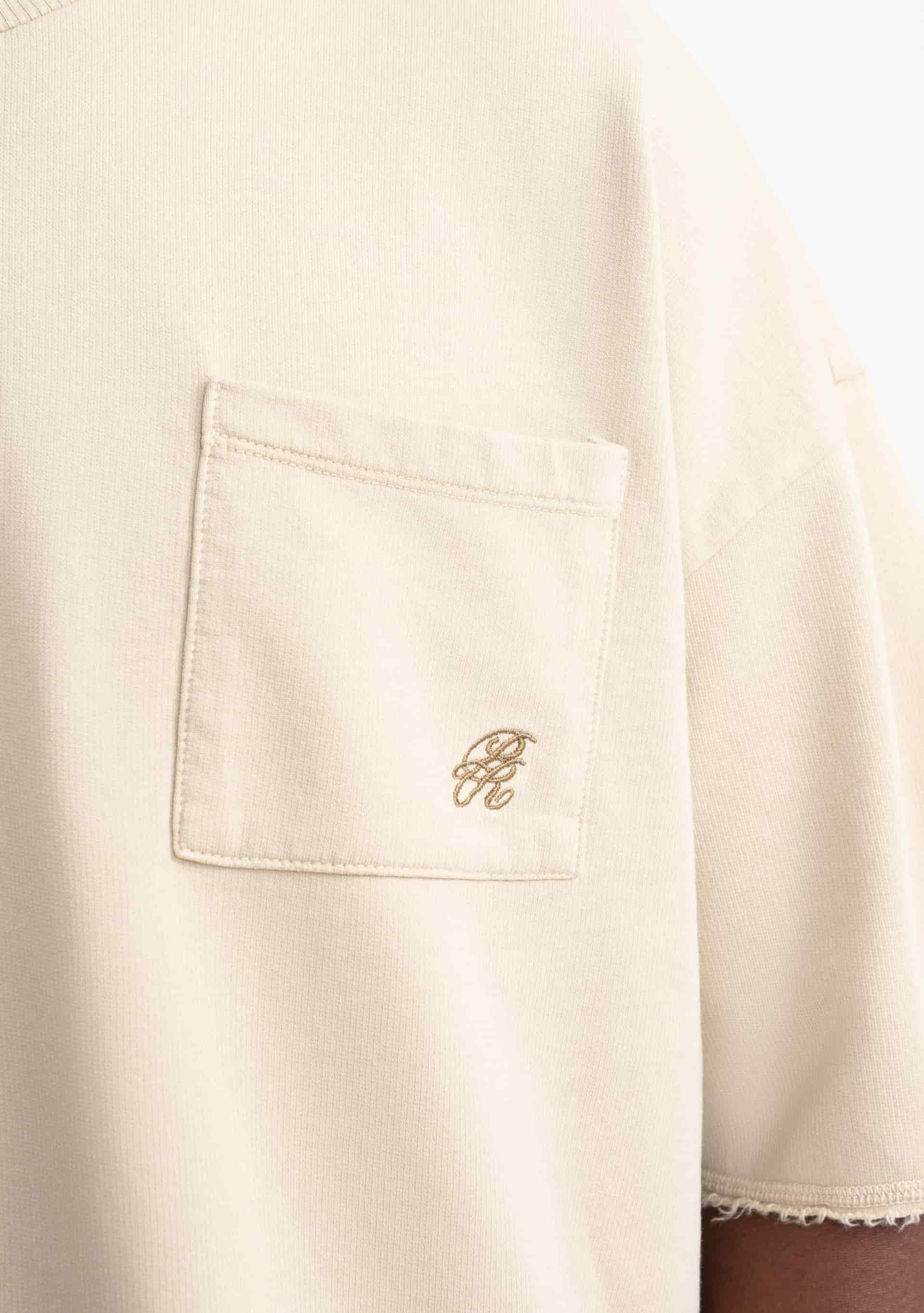 Rustic taupe pocket t-shirt - miniatura 9