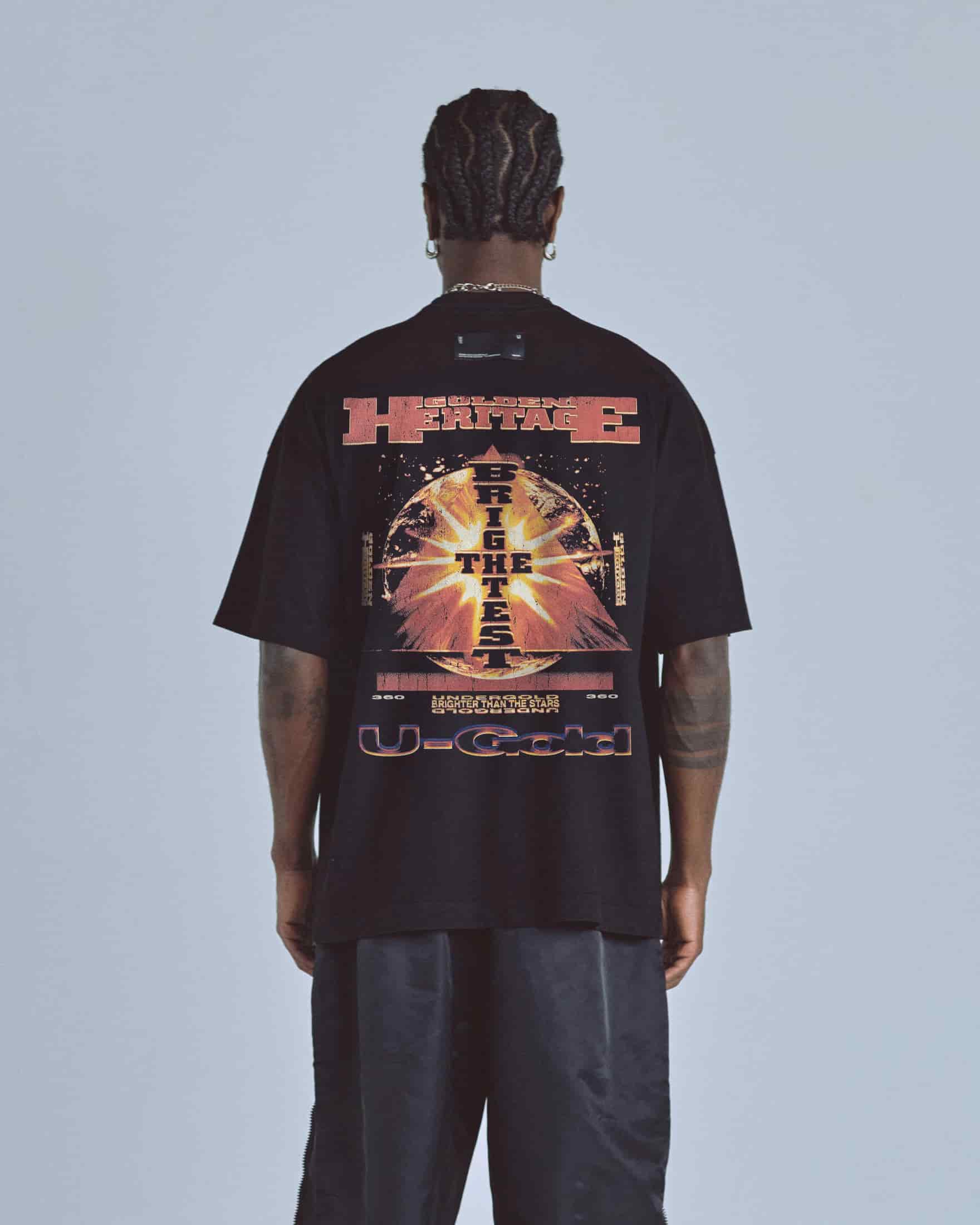 Golden Heritage Starlume Tshirt Black - miniatura 7