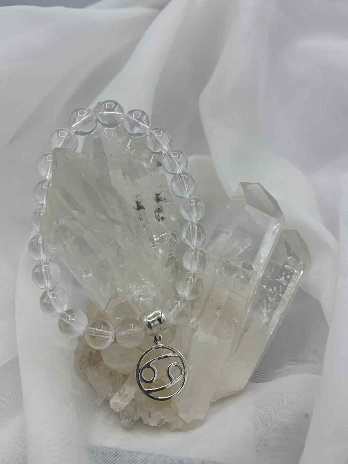 Pulsera Cuarzo Transparente dije Libélula M - miniatura 3