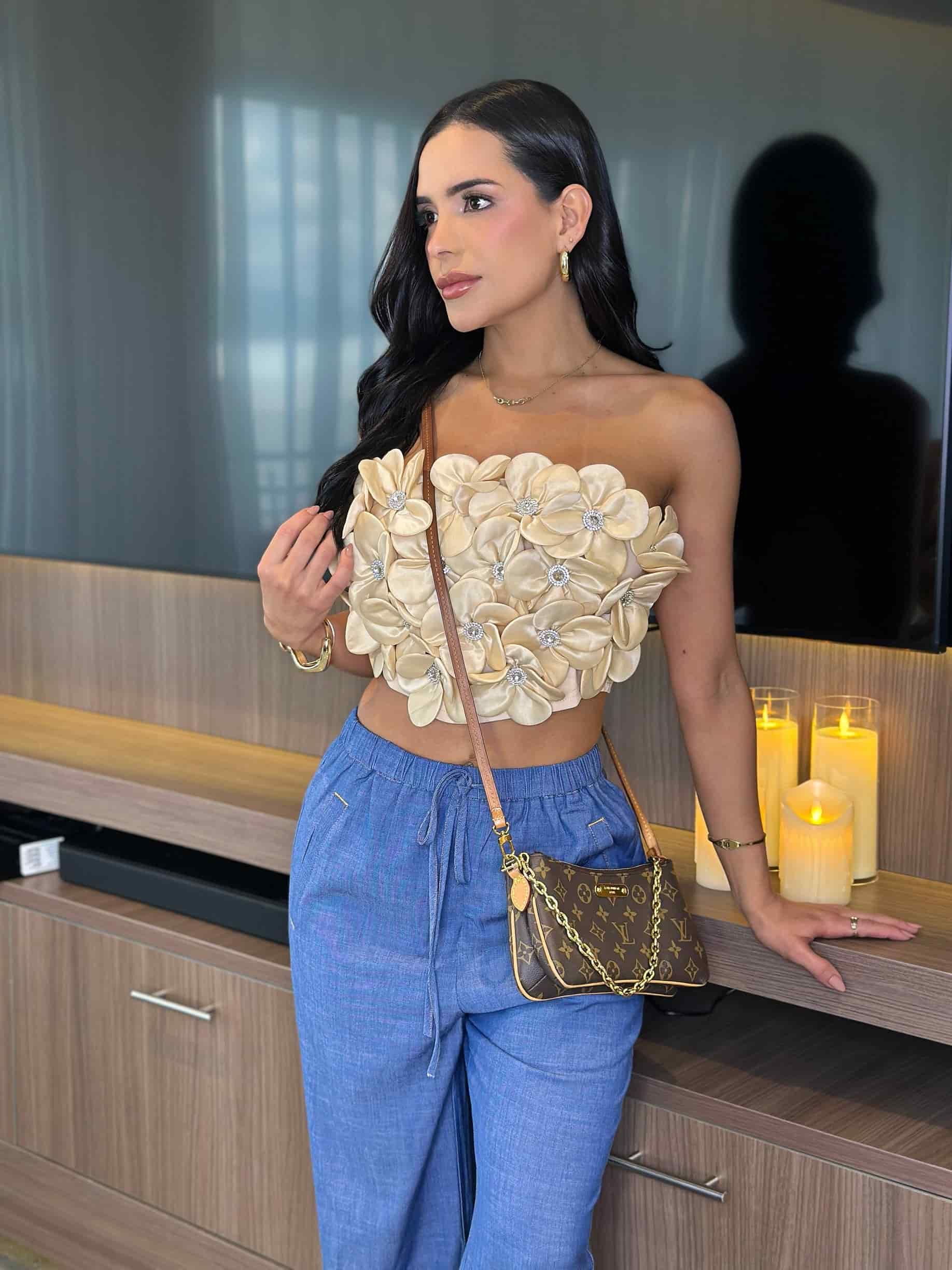 TOP ASTRID BEIGE - miniatura 1