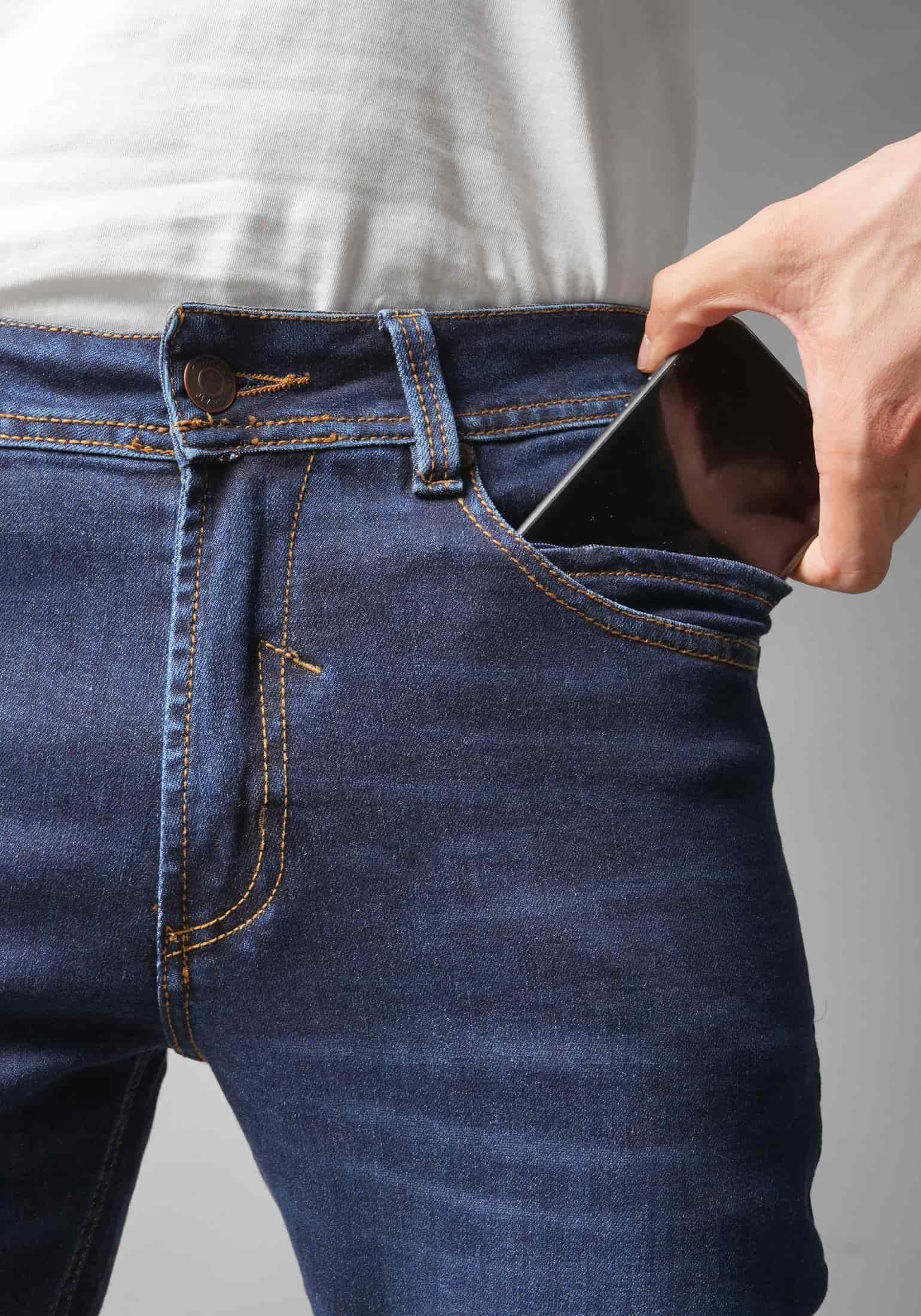 Jean para Hombre en Tono Azul Oscuro Thunder - miniatura 3