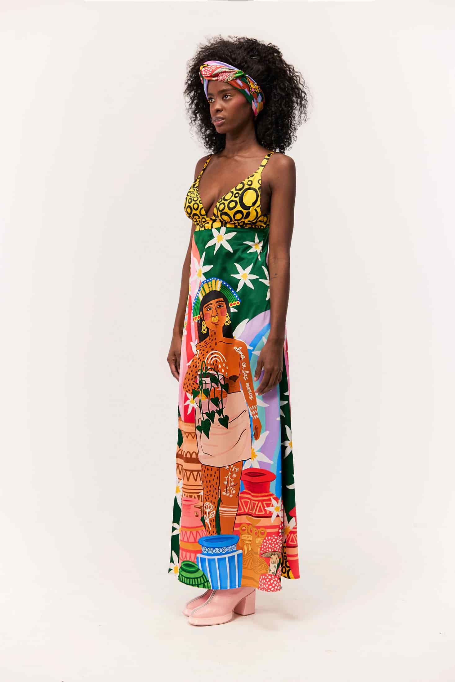 Vestido Ritual / Estampado Alma de Barro - miniatura 2