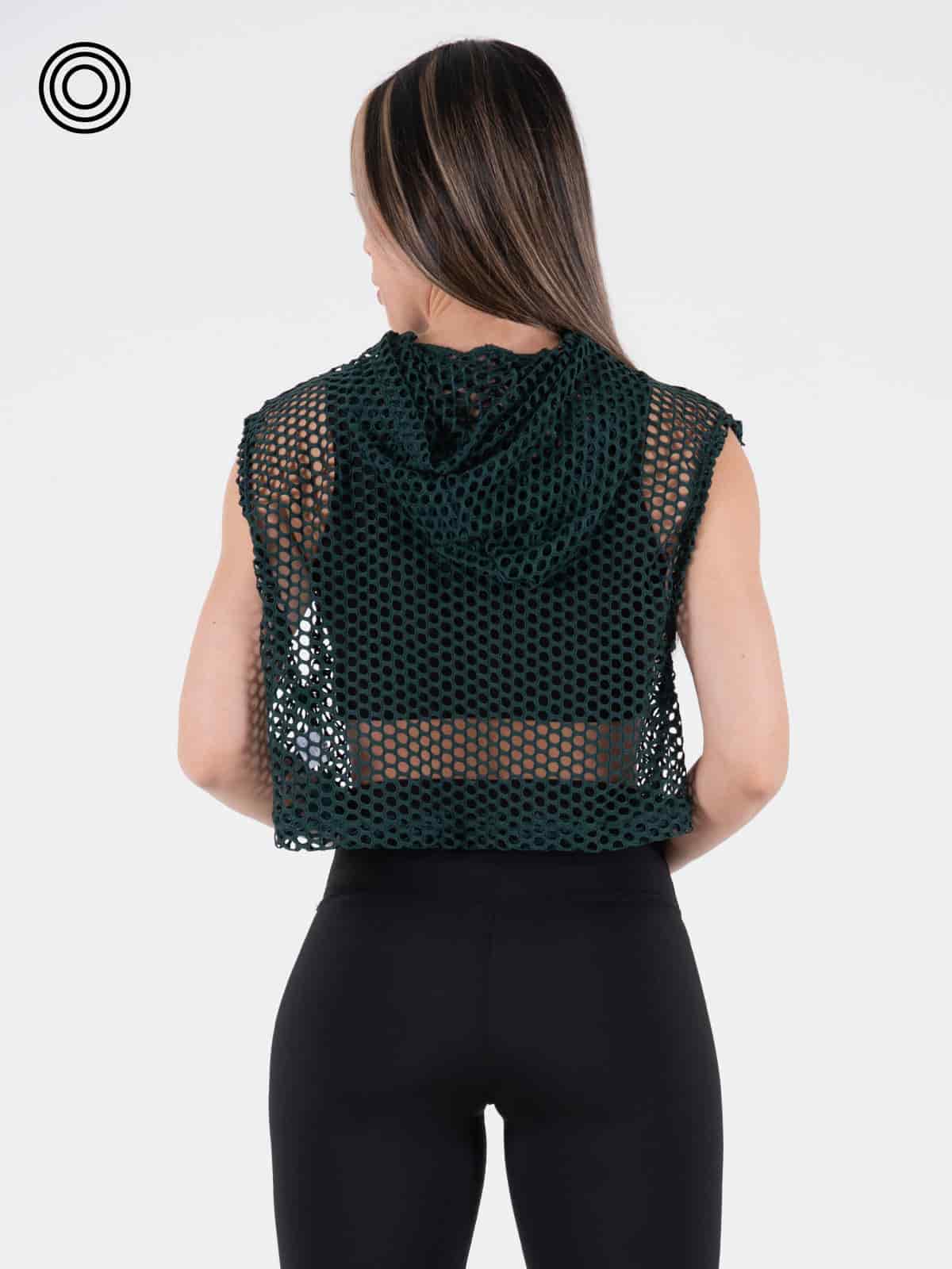esqueleto con capucha malla verde - miniatura 4